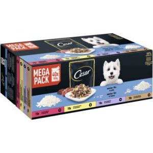 Image de César Senior 10+ Sachets fraîcheur en gelée - lot % : 80 x 100 g
