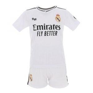 Real Madrid Maillot Domicile Saison 24/25, Vini Jr., 10 Ans, R&eacute;plique avec Licence Officielle