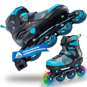 Apollo Champion Rollers Adultes à Taille Réglable – Roller Enfants