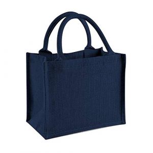 Westford Mill - Sac en jute (6 litres) (Taille unique) (Bleu marine) - UTBC2791