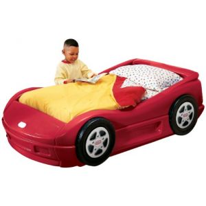 Image de Little tikes Lit voiture de course avec matelas