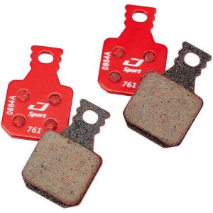 Jagwire Sport Semi-Metallic Plaquettes de frein à disque pour partie avant Magura MT7/MT5/MT 1 Paire, red Plaquettes