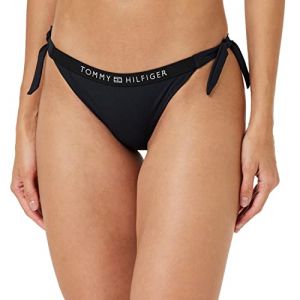 Tommy Hilfiger Bas De Bikini Femme Side Tie Bikini Sport, Noir (Black), M