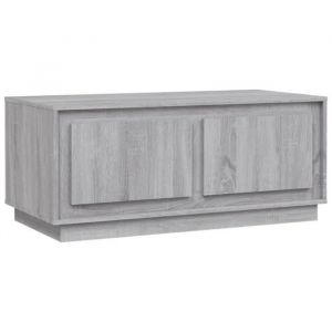 Furniture Limited - Table basse sonoma gris 102x50x44 cm bois