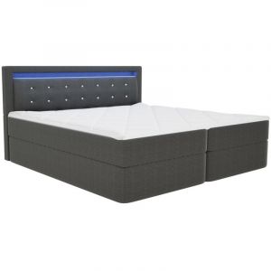 Lit Boxspring zenova - 180 x 200 cm choix des couleurs - Home Deluxe