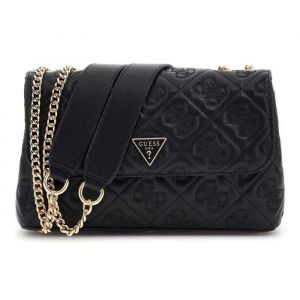 Guess Sac &agrave; &eacute;paule noir pour femme - Adelasia Convertible Xbody Flap Bag 313033
