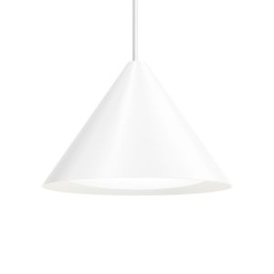 Louis Poulsen Suspension Keglen LED / Ø 40 cm - Aluminium blanc en métal