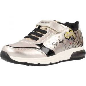 Geox Garçon Fille J Spaceclub Girl Basket, Noir Platine, 24 EU