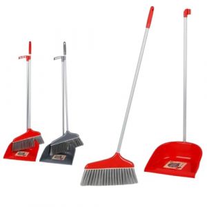Urban living "Red Silver Pelle AEROPORT avec BALAYETTE 2 Couleurs Rouge ET Gris