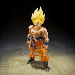 Bandai Dragon Ball - Figurine S.H. Figuarts Super Saiyan Son Goku Legendary Super Saiyan (Best Selection) 15 cm