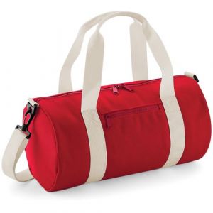Bagbase - Petit sac polochon (Taille unique) (Rouge/Blanc cassé) - UTBC3662