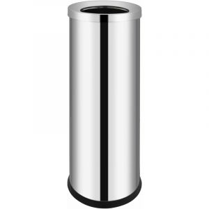 VidaXL Poubelle d'h&ocirc;tel Acier inoxydable 32 L