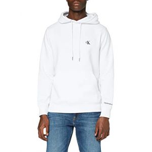 Calvin Klein Jeans Essential Hoodie Sweater, White, L Homme