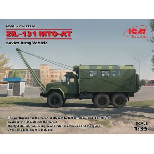 Image de ICM Maquette Camion Zil-131 Mto-at Soviet Recovery Truck