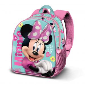 Karactermania Disney Minnie Mouse Pose-Sac à Dos 3D Elite, Rose, 25 x 30 cm, Capacité 7 L