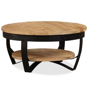 VidaXL Table basse Bois massif de manguier 65 x 32 cm