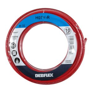 Image de Debflex BOBINOT 10M HO7VR 6 ROUGE