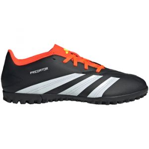 Adidas Chaussure de football Predator Club Turf - Core Black / Cloud White / Solar Red, Core Black / Cloud White / Solar Red - Taille 44 2/3