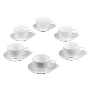 Table passion Coffret 6 Tasses / Sous Tasses The 20Cl Goutte Porcelaine