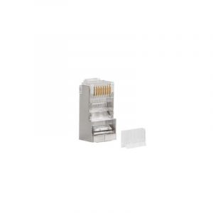 Connecteur Lanberg PLS-6000 RJ-45 Acier inoxydable Transparent Cat6 100 pièces