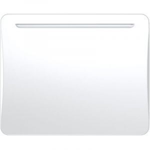 Image de Batilec Radiateur électrique à inertie en céramique blanc à montage mural Oxia 1 000W 45cm x 55cm 3400BTU