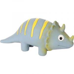 Flamingo Jouet Dinosaure gris en latex hauteur 9 cm pour chien