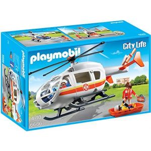 Playmobil 6686 City Life - Hélicoptère médical