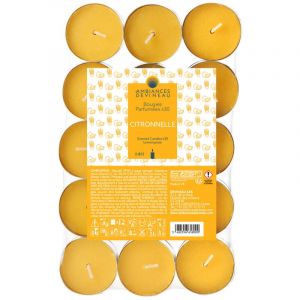 Image de Devineau Bougies chauffe-plat citronnelle x30