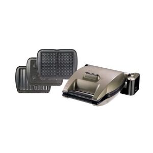 Lagrange Gaufrier Gaufrettes et Croque Monsieur Premium 1200 W Gris