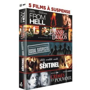 5 films à suspense : From Hell + L'année du dragon + Usual Suspects + The Sentinel + Crimes et pouvoir