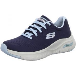 Skechers Femme Arch Fit Big Appeal Basket, Bleu Marine, 38 EU