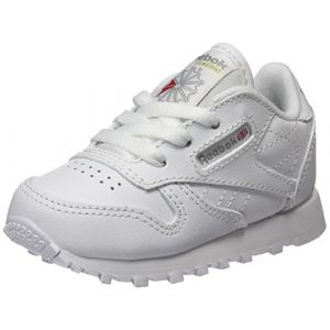 Image de Reebok Classic Leather, Baskets Garçon - Ivoire ( White 1), 22.5 EU