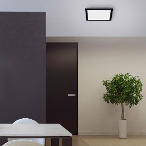 Plafonnier Leuchten Direkt FLAT LED Noir, 1 l ière, Télécommandes Intérieur FLAT Délai de livraison moyen: 6 à 10 jours ouvrés Port gratuit France métropolitaine et Belgique dès 100 €.