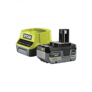 Ryobi [JAMAIS UTILIS&Eacute;] Pack batterie 4,0Ah 18V One+ LithiumPlus et chargeur rapide 2.0Ah RC18120-140X