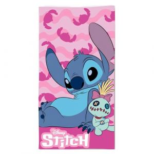 STITCH-LILO ET STITCH-DISNEY-DRAP DE BAIN-SERVIETTE DE PLAGE -MICROFIBRE 70X140 CM.