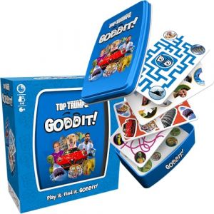 Winning Moves Top Trumps Goddit! Jeu de société Rapide et Familial - Observation, réflexion et réflexes - Jeu de Cartes interactif pour Enfants, Ados et Adultes - Idéal soirées, Vacances et Cadeau Original