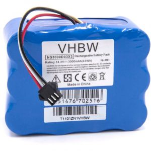 Image de Vhbw NiMH batterie 3000mAh (14.4V) pour robot aspirateur Home Cleaner robots domestiques come YX-Ni-MH-022144