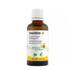 Medela Huile de massage bio pour les seins pour les mères allaitantes | Soulage la sensibilité et la sensation d’engorgement des seins | Formule naturelle à base d’ingrédients nourrissants