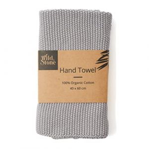Wild & Stone Hand Towels - Dove Grey