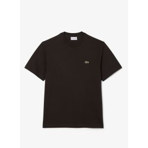 Lacoste T-shirt Classic manches courtes marron - S