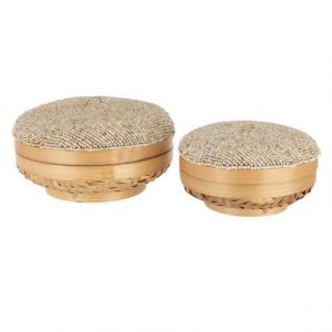 Lot de 2 Coupelles Déco "Elia" 26cm Naturel Prix