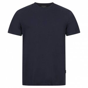 Ted Baker Tywinn Plan Hommes T-shirt 271985-MARINE