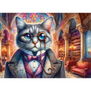 Puzzle 1000 pièces : PURRFECTION GOTHIQUE