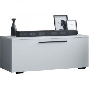 ArilaS table tv 1 claquement de porte blanc. - Blanc