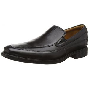 Image de Clarks Tilden Free, Chaussons homme, Noir (Black Leather), 43