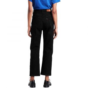 Levi's Ribcage Straight Ankle Jeans, Black Sprout, 32W x 29L Femme
