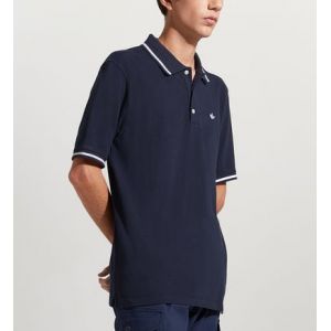 DOCKERS Polo slim Original coton piqué Bleu - Couleur Bleu - Taille S
