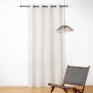 LINDER RIDEAU PHONIQUE POLLEN BLANC PUR 140x240cm