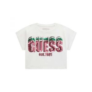 Guess T-shirt enfant SS T SHIRT Blanc - Taille 10 ans,14 ans,16 ans