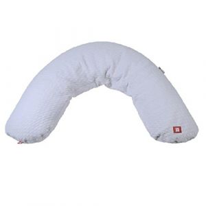 Image de Red castle Coussin d'allaitement Big Flopsy Fleur de coton gris perle